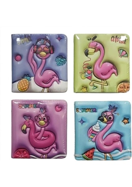 Sukuşi Not Defteri 96 Sayfa 9,5X10CM Flamingo - 3 Adet