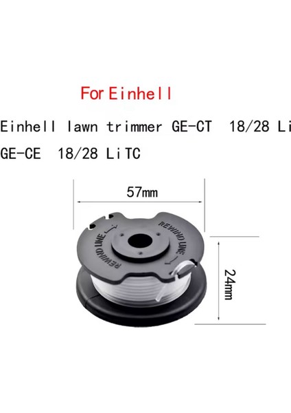 Einhell Yedek Tırpan Makara Misinası Ge-Ct 18/28 Li ve Ge-Ct 18/28 Li Tc