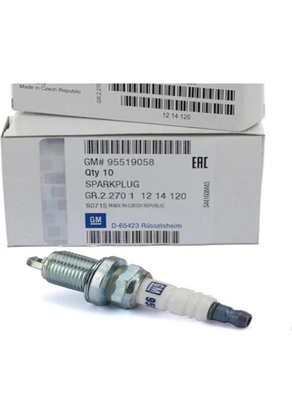 Bujı Tek Tırnak Z12EP Z14XEP Z16XEP Corsa C Corsa D Astra G Astra H Merıva A Vectra C (10 Adet) 1214031-1214120-95519058
