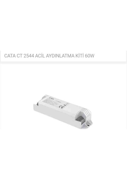 Ct 2544 Acil Aydınlatma Kiti 60W
