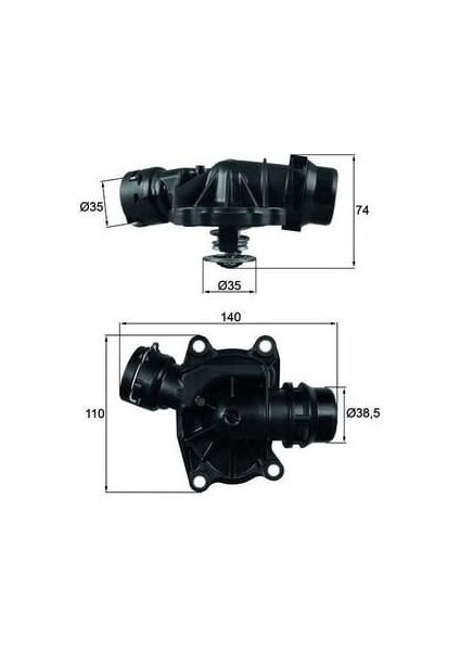 Termostat 88°c Bmw E38 39 46 53 99-05
