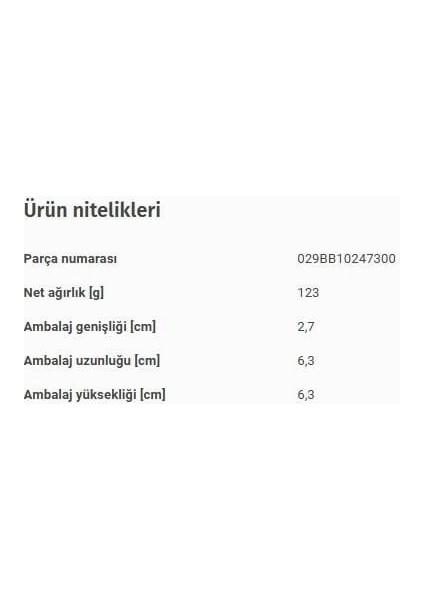 Kol Burcu Vag 80 A3 A4 A6 Bo1 Cad2 Go3-4 Pas T4 91-