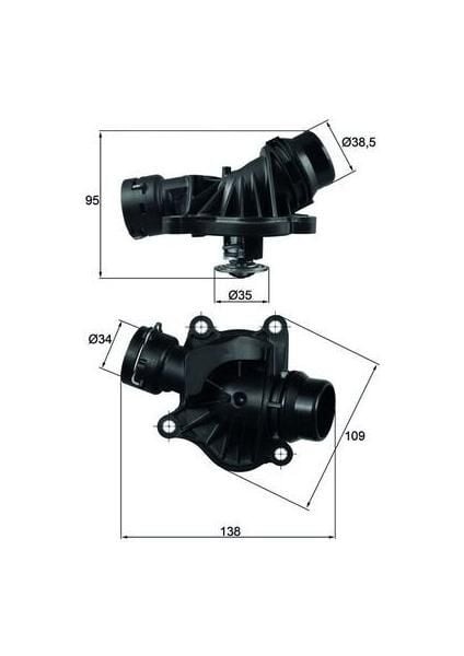 Termostat 88°c Bmw N47 54 55 57 M47 57 01-14