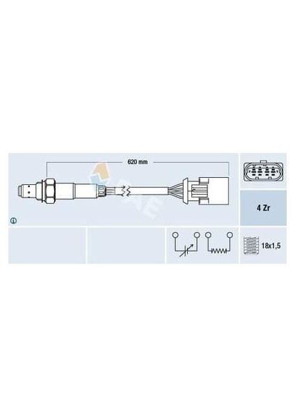 Lambda Sensörü Mını R50 52 53 56 01-