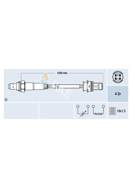 Lambda Sensörü Bmw E36 38 39 46 85 95-