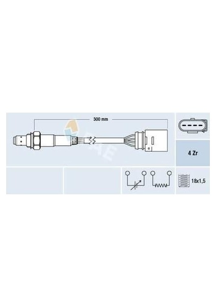 Lambda Sensörü Vag Po5 Ibıza3-4 02-