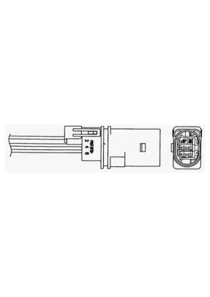 Lambda Sensörü Vag A1 A3 Cad3 Go5-6 Jet4 Po5 08-