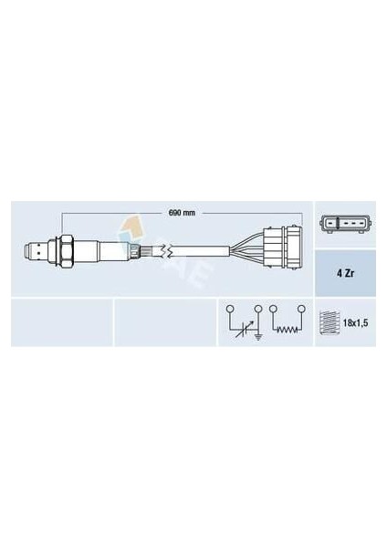 Lambda Sensörü Vag Go3 Pas Po3 91-