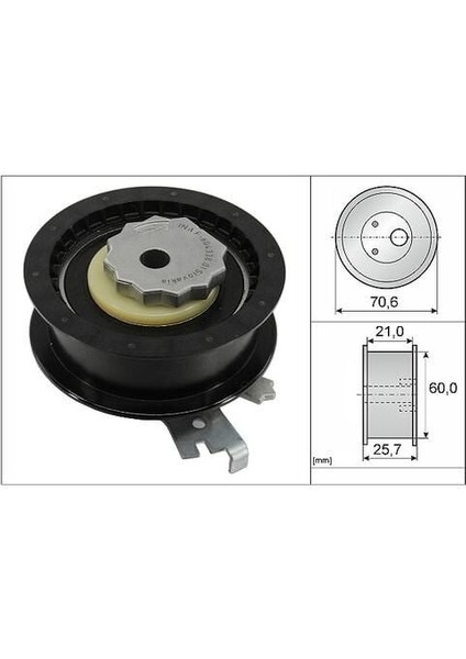 Gergi Rulmanı Vag A1 A3 A4 A5 Cad4 Go6-7-8 Pas Troc 12-