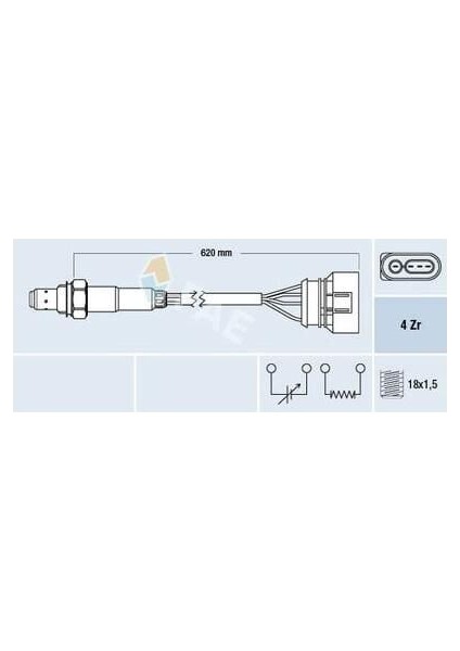 Lambda Sensörü Vag A4 A6 Cad2 Go3-4 Pas Po3 91-