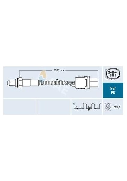 Lambda Sensörü Vag A3 A4 Go5 Jet3 99-