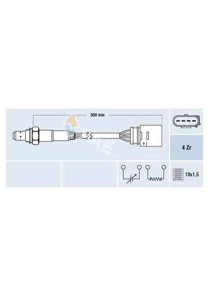 Lambda Sensörü Vag Po Fab1 Ibıza3 01-