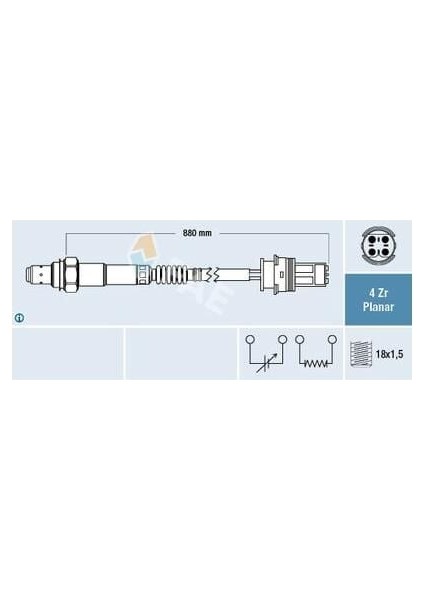 Lambda Sensörü M.benz 202 93-