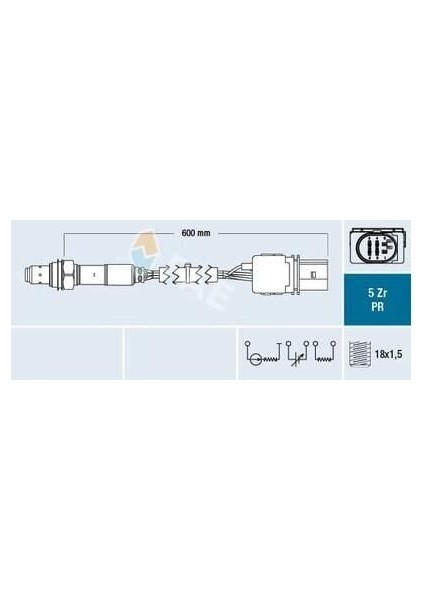 Lambda Sensörü Vag A4 A6 Q5 05-