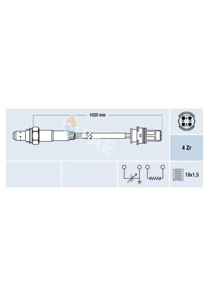 Lambda Sensörü M.benz 111 Vag LT28 96-