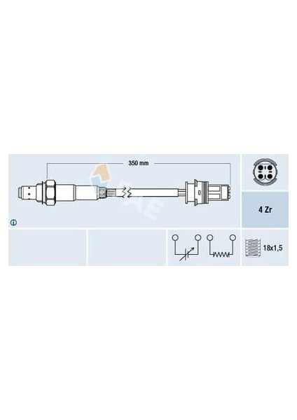 Lambda Sensörü M.benz 140 163 170 210 215 220 93-
