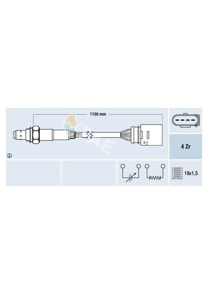 Lambda Sensörü Vag A4 Go4 Pas Po3 96-