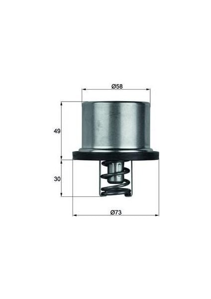 Termostat 79°c Bmw E60 61 63 64 90 92 93 07-14