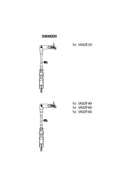 Buji Kablo Seti Vag A4 Go.4 Pas T5 Jet.3 94-15