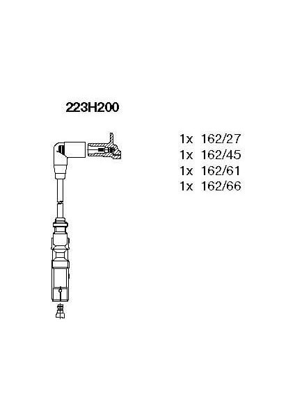 Buji Kablo Seti Vag A3 Bora Go.4 Polo.3 95-05