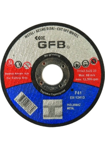 2357 230*3*22,23 Metal Taş 10'lu