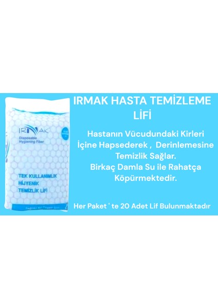 Hasta Vücut Temizleme Lifi 3 Paket