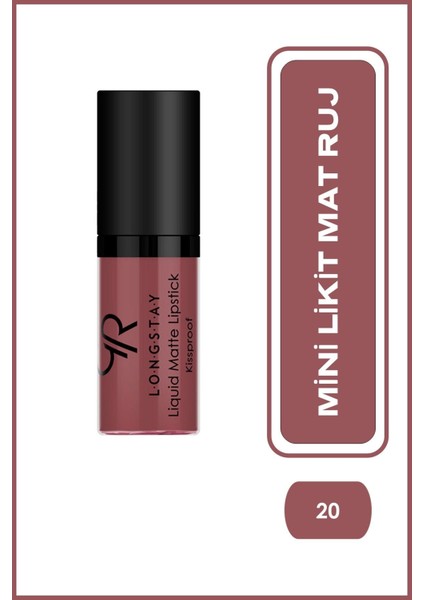 Longstay Liquid Matte Lipstick (Mini) No:20