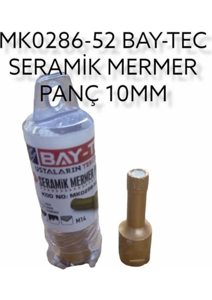 Bay-Tec MK0286-52 Seramik Mermer Delme Panç 10 mm