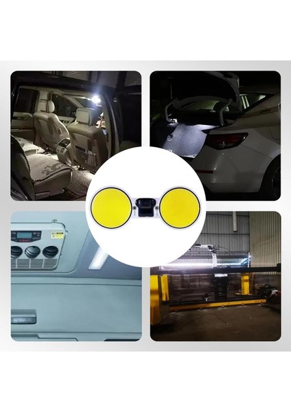 PM-26415 Cob LED Araç Tavan - Bagaj Aydınlatma DC10-48 Volt (2li Paket)