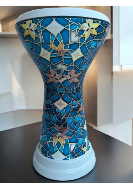 Döküm Mısır Darbuka - Mozaik Desen Turkuaz - Gigbag Çanta fiyatları
