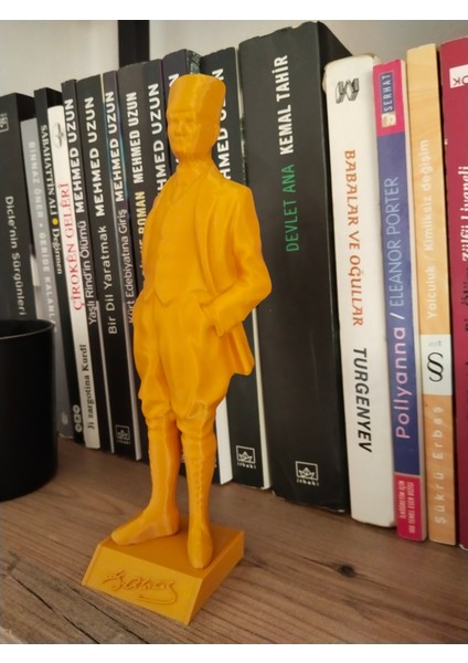 Atatürk Heykeli 18CM Gold, Dekoratif Obje ve Biblo, Hediyelikeşya