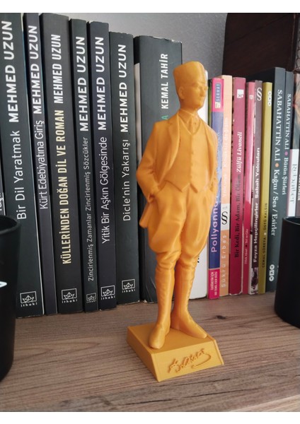 Atatürk Heykeli 18CM Gold, Dekoratif Obje ve Biblo, Hediyelikeşya