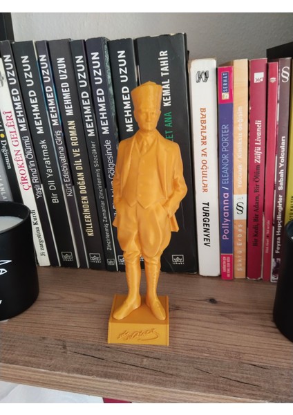 Atatürk Heykeli 18CM Gold, Dekoratif Obje ve Biblo, Hediyelikeşya