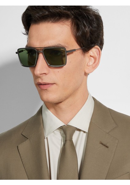 (EZ0257-09R) 56 | Polarize Unisex Yeşil Güneş Gözlüğü modelleri