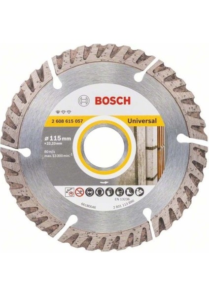 Elmas Kesme Disk Sfuniv 115*22,23MM 2608615057