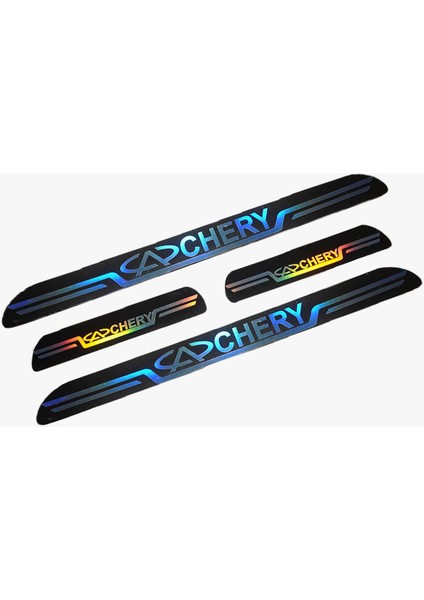 Chery Uyumlu Aynalı Kapı Eşiği Koruma Sticker Seti 4'lü fiyatları