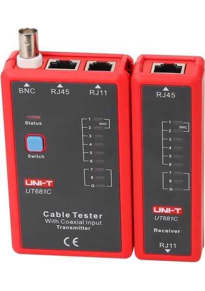 Uni-T UT681C Network Kablo Test Cihazı RJ45/RJ11/BNC