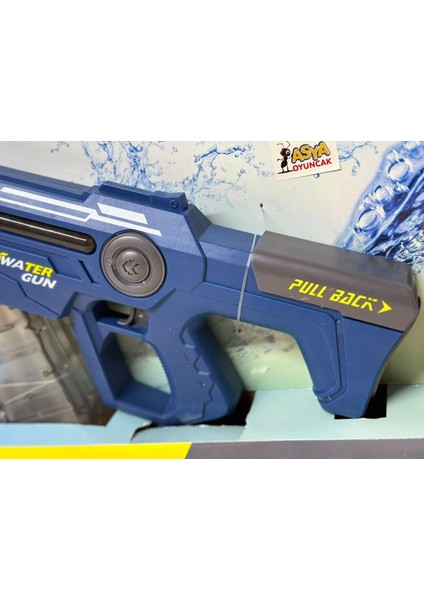 Elektrikli Şarjlı Jumbo Su Tabancası Sesli ve Işıklı 42 cm
