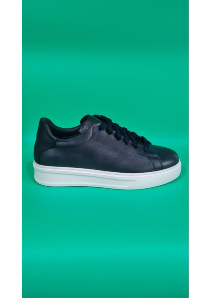 Marcobranchını Bağcıklı Sade Model Düz Kalın Taban Erkek Sneaker Ayakkabı 614055M