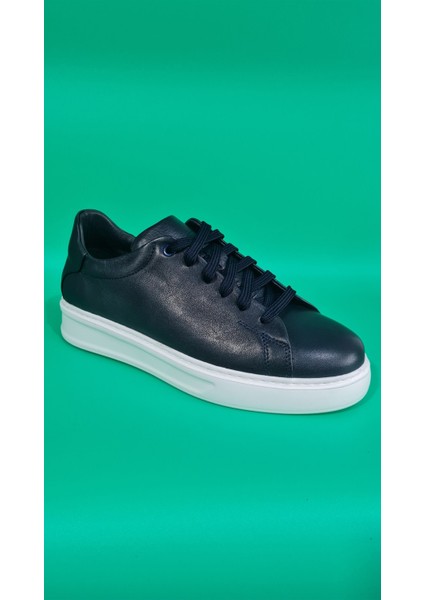 Marcobranchını Bağcıklı Sade Model Düz Kalın Taban Erkek Sneaker Ayakkabı 614055M