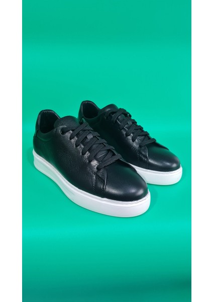 Marcobranchını Bağcıklı Sade Model Düz Kalın Taban Erkek Sneaker Ayakkabı 614055M