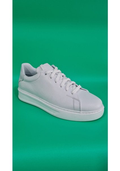 Marcobranchını Bağcıklı Sade Model Düz Kalın Taban Erkek Sneaker Ayakkabı 614055M