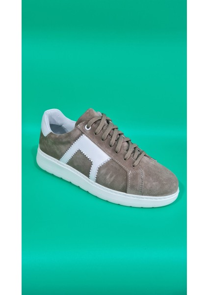 Marcobranchını Bağcıklı Hakiki Deri Erkek Sneaker Ayakkabı 614091M