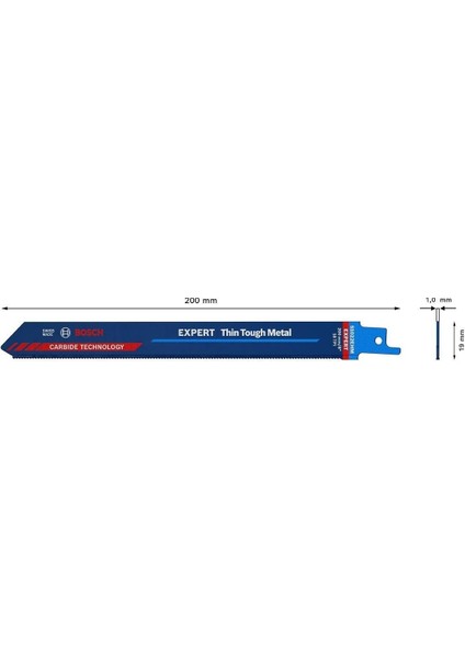 Expert ‘thin Tough Metal’ S 1022 Ehm Panter Testere Bıçağı 1 Parça