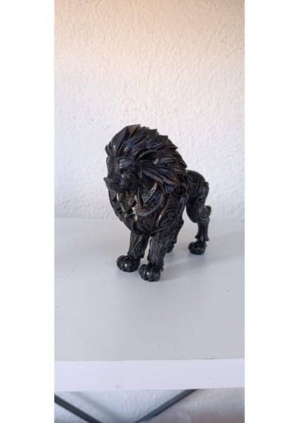 Siyah Aslan,desenli Aslan Biblo