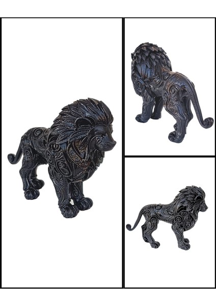 Siyah Aslan,desenli Aslan Biblo