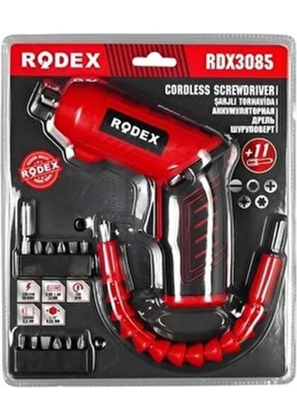 Mini Akülü Vidalama RDX3085 12 Parça