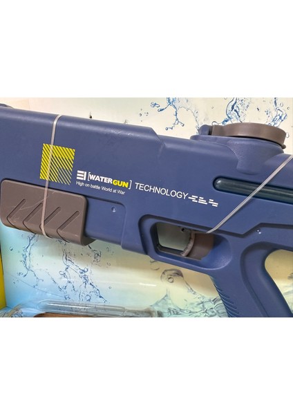 Elektrikli Şarjlı Jumbo Su Tabancası Sesli ve Işıklı 42 cm