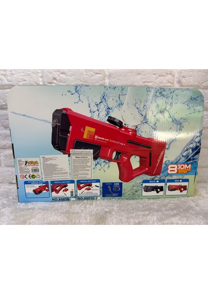 Elektrikli Şarjlı Jumbo Su Tabancası Sesli ve Işıklı 42 cm