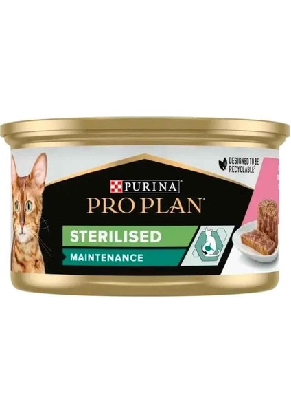 Purina Proplan Ton Balıklı ve Somonlu Kısırlaştırılmış Kedi Konservesi 85 gr